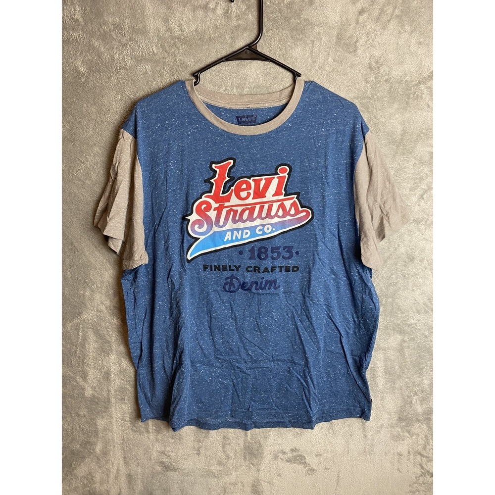 Levi's Denim Mens XL Blue Cotton‎ T-Shirt